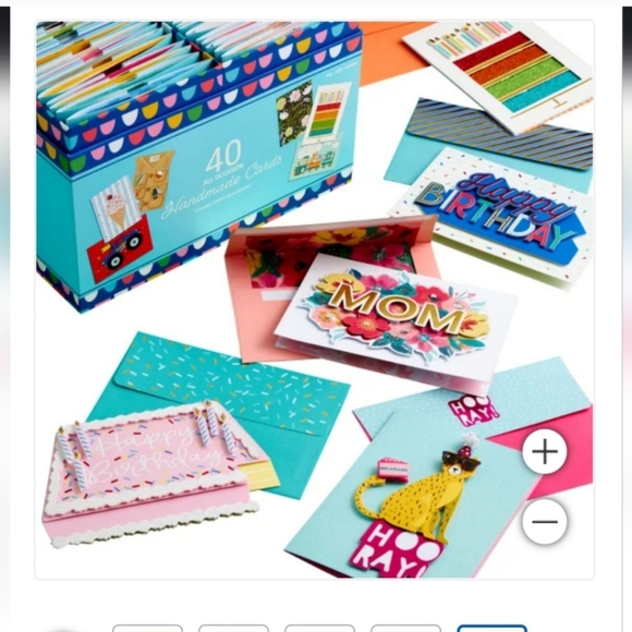 Hand Crafted All Occasion Greeting Cards, 40-count, new - Picture 6 of 7